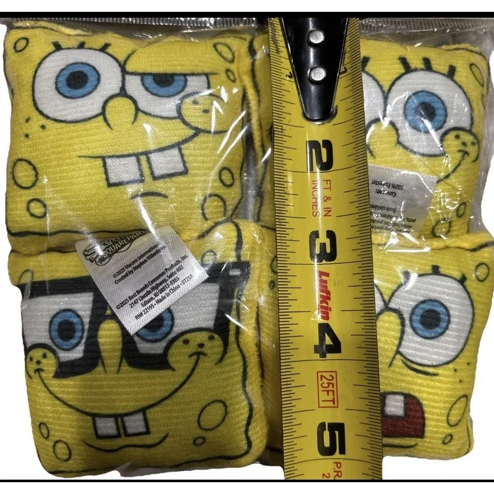 One (1) Pack Of 4 SpongeBob Mini Cat Toy Plushies 2026 USA‎ SELLER